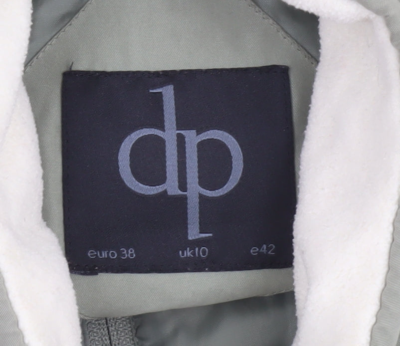 Womens UK Size 10 Dorothy Perkins Green Puffer Jacket