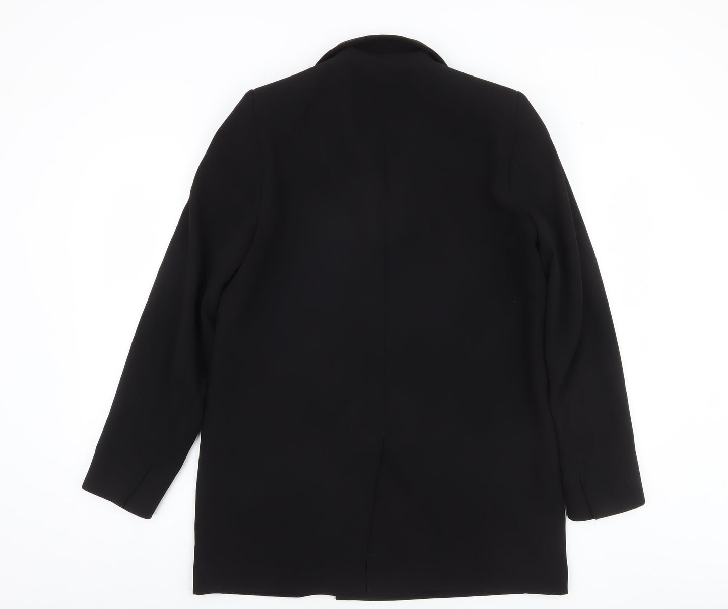 Zara Women’s Black Double-Breasted Blazer Jacket Size M Tailored