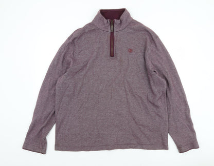 Mens UK Size XL Marks and Spencer Purple Pullover Sweatshirt