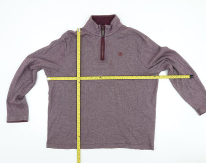 Mens UK Size XL Marks and Spencer Purple Pullover Sweatshirt