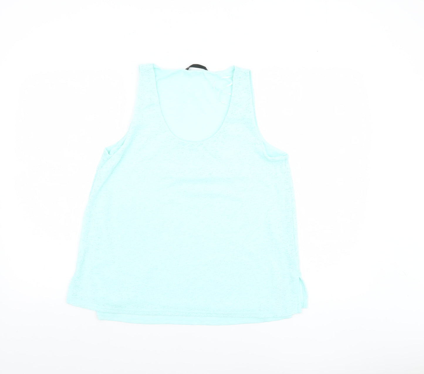 Dunnes Women’s Blue Basic Sleeveless Tank Top Size M