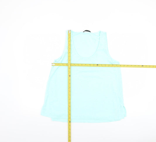 Dunnes Women’s Blue Basic Sleeveless Tank Top Size M