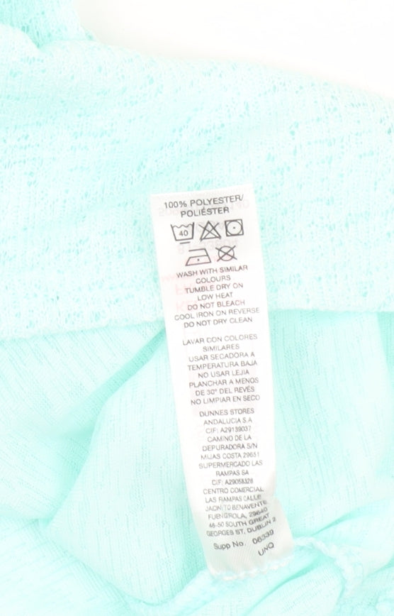 Dunnes Women’s Blue Basic Sleeveless Tank Top Size M