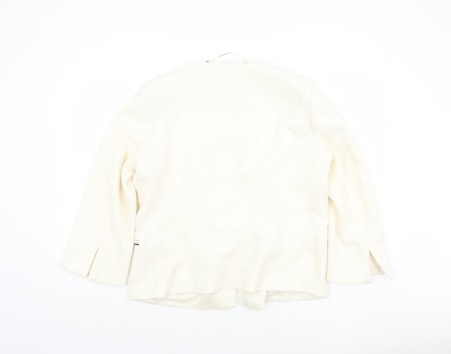 Womens UK Size 18 Roman Originals Regular Ivory Blazer