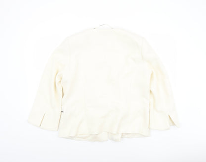 Womens UK Size 18 Roman Originals Regular Ivory Blazer