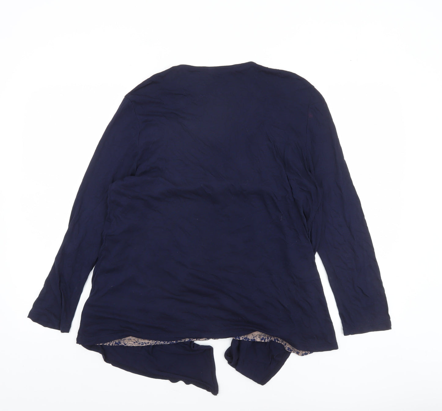 Womens UK Size 16 John Rocha Blue Tunic Blouse