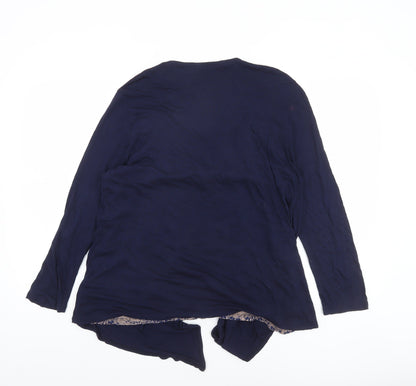 Womens UK Size 16 John Rocha Blue Tunic Blouse