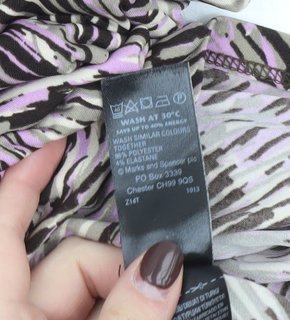 Womens UK Size 16 Marks and Spencer A-Line Dress