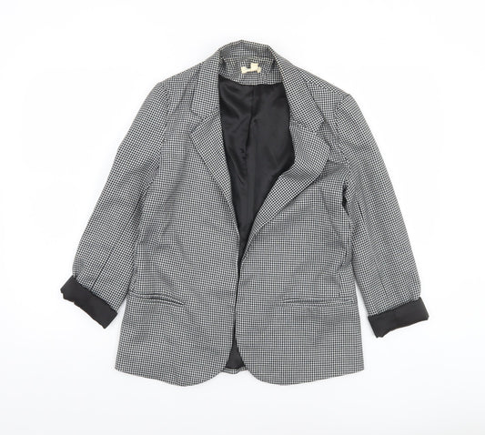 Womens UK Size S Silence + Noise Regular Black Blazer