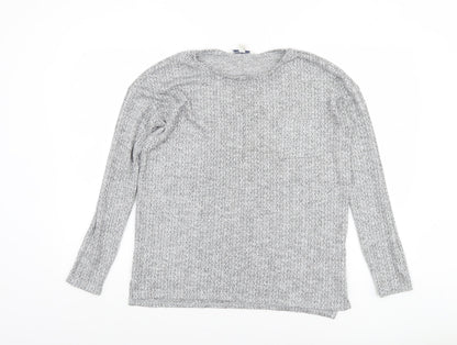 Womens UK Size S American Eagle Outfitters Grey Basic T-Shirt
