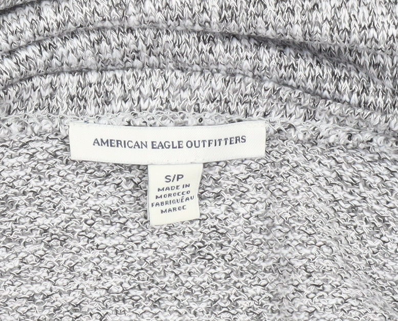 Womens UK Size S American Eagle Outfitters Grey Basic T-Shirt
