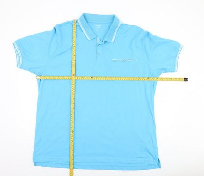 Mens UK Size 3XL Dunnes Stores Cotton Blend Polo Shirt