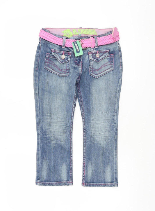 Girls UK Size 9-10 Years Denim Co Regular Fit Straight Jeans