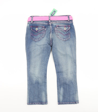 Girls UK Size 9-10 Years Denim Co Regular Fit Straight Jeans