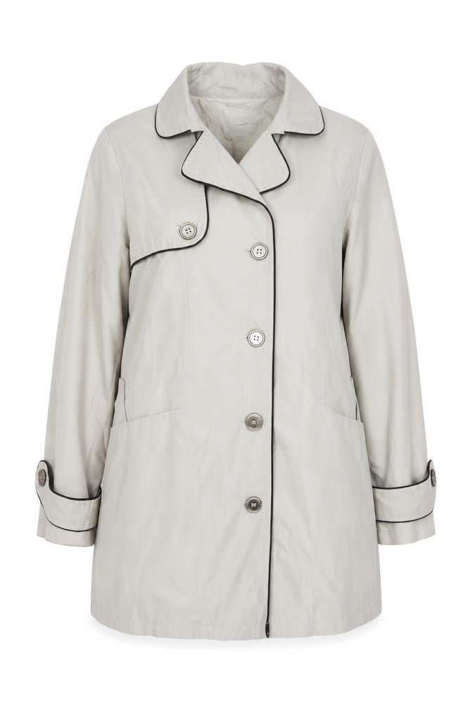 Womens UK Size 14 La Redoute Beige Trench Coat