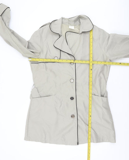 Womens UK Size 14 La Redoute Beige Trench Coat