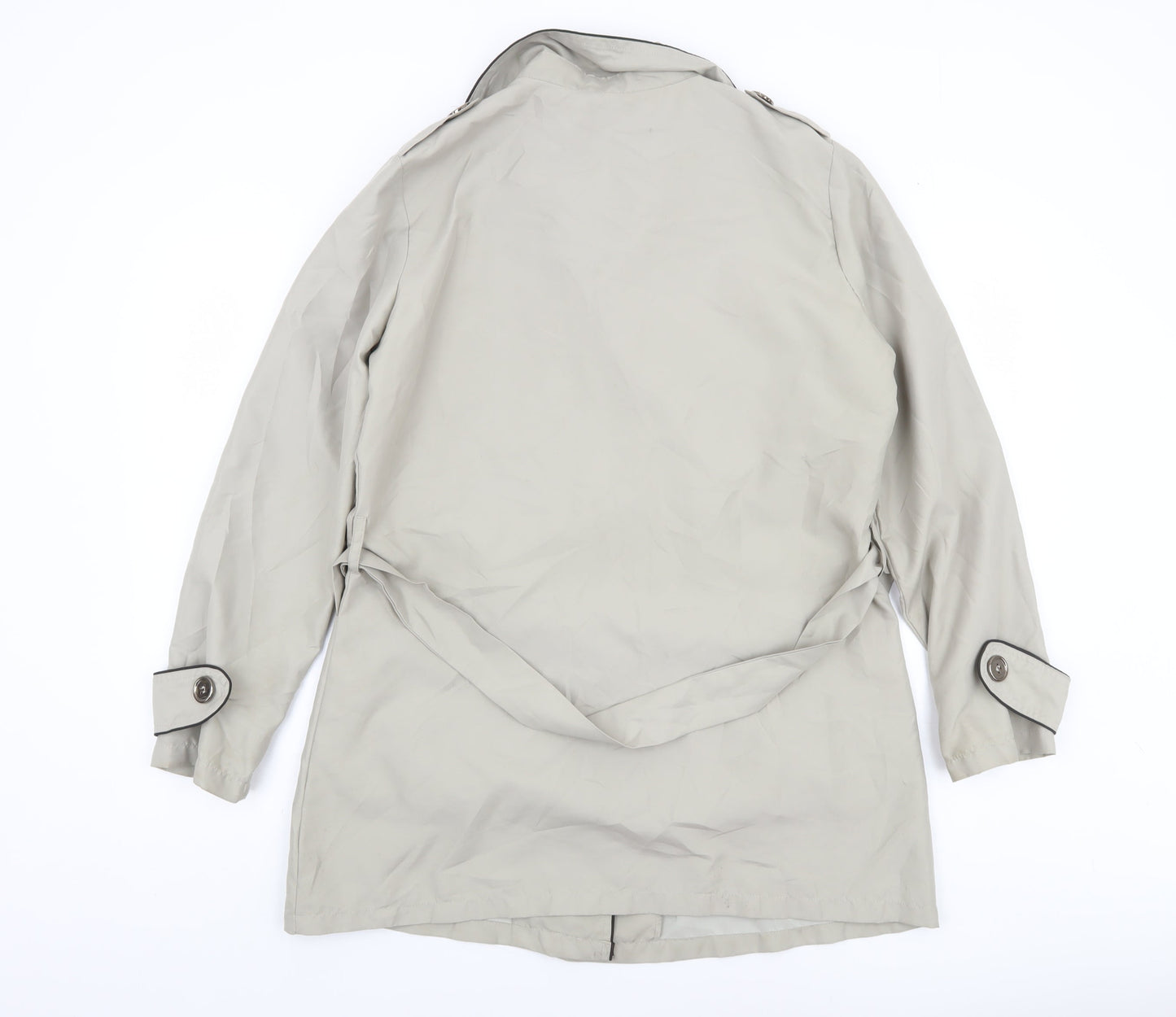 Womens UK Size 14 La Redoute Beige Trench Coat
