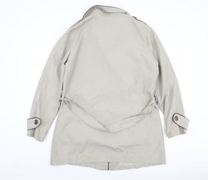 Womens UK Size 14 La Redoute Beige Trench Coat