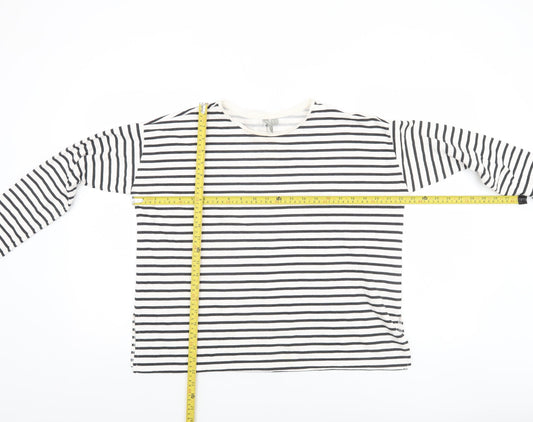 Womens UK Size 8 ASOS White Basic T-Shirt