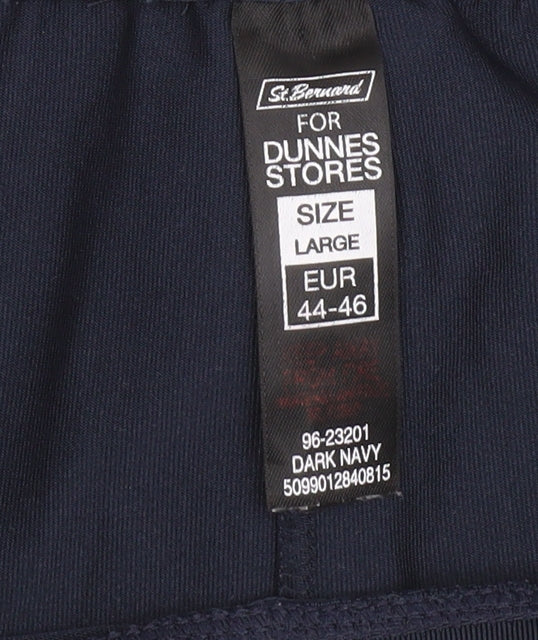 Womens UK Size L St. Bernard Slim Fit Capri Blue Leggings