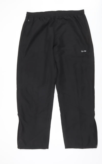 St. Bernard Men's Black 2XL Jogger Trousers Elastic Waist Lightweight