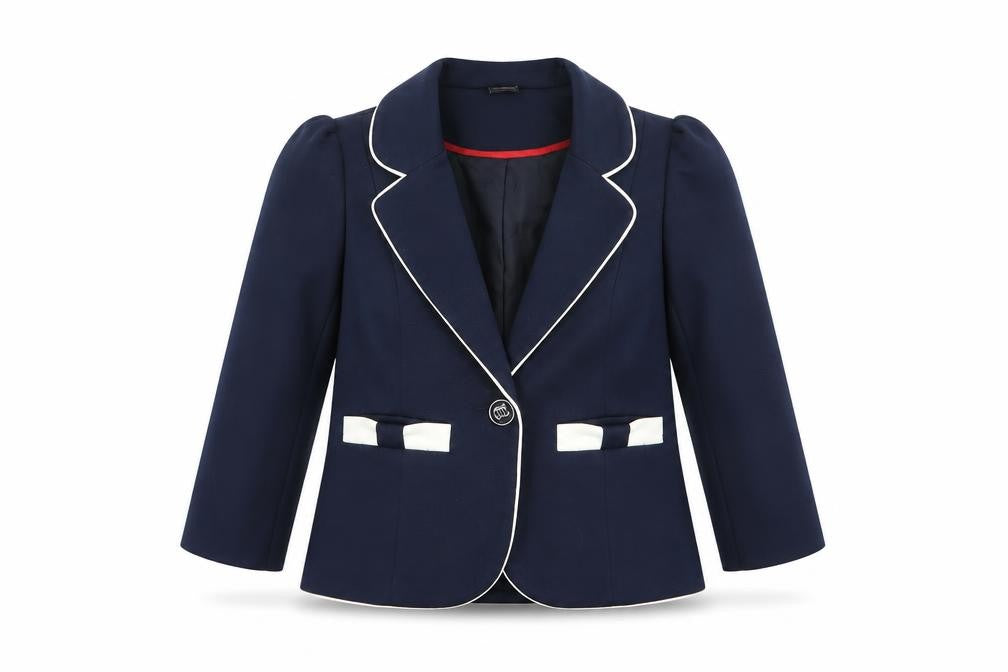 Girls UK Size 3-4 Years TU Blue Blazer
