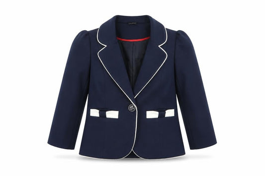 Girls UK Size 3-4 Years TU Blue Blazer