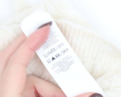 Primark Women’s Ivory Knit Alpaca Blend V-Neck Cami Top Size S