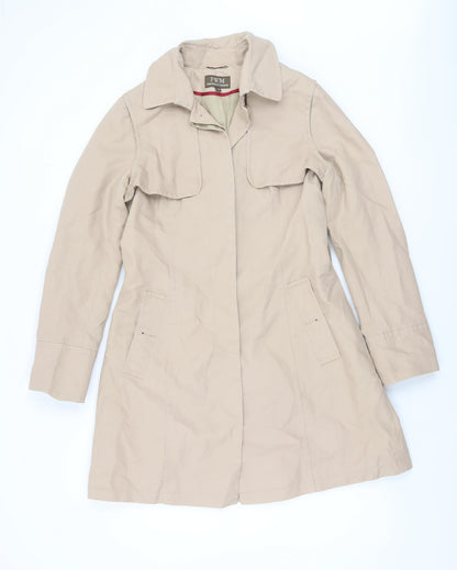 Fenn Wright Manson Women's Beige Cotton Trench Coat Size 12