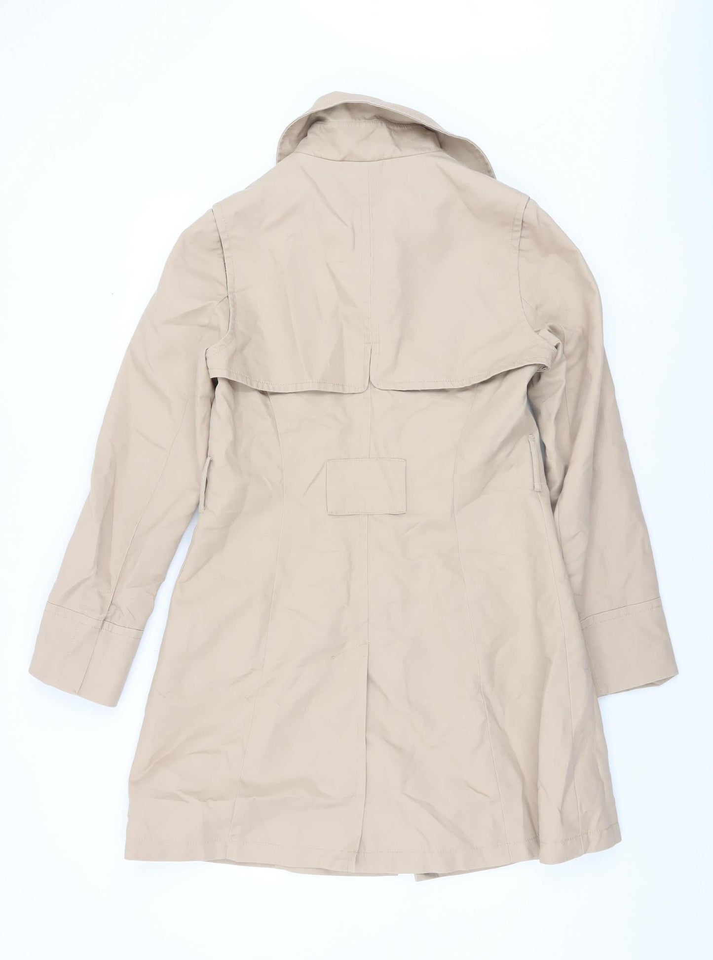 Fenn Wright Manson Women's Beige Cotton Trench Coat Size 12