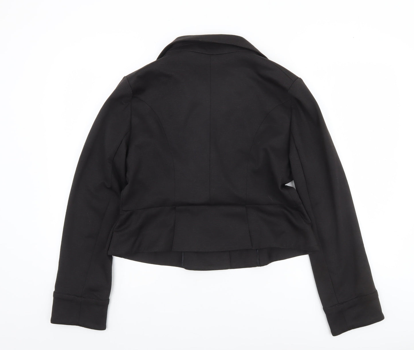 Dorothy Perkins Women's Black Tailored Blazer Size 16 UK Two-Button Work Jacket