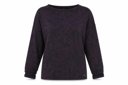 Womens UK Size 10 Barbour Purple Jersey T-Shirt