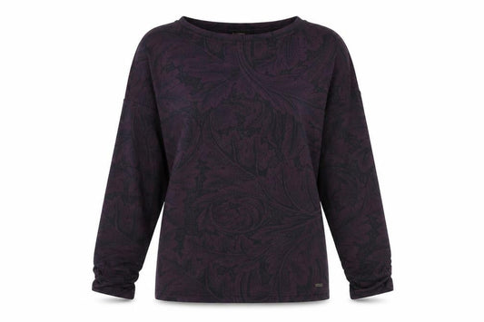 Womens UK Size 10 Barbour Purple Jersey T-Shirt