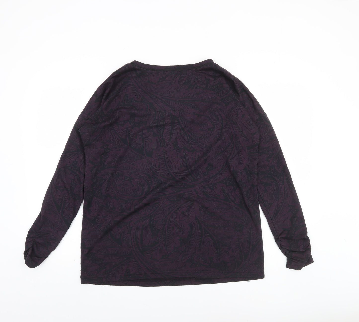 Womens UK Size 10 Barbour Purple Jersey T-Shirt