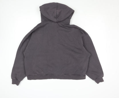 Womens UK Size 10 Gym King Grey Pullover Hoodie