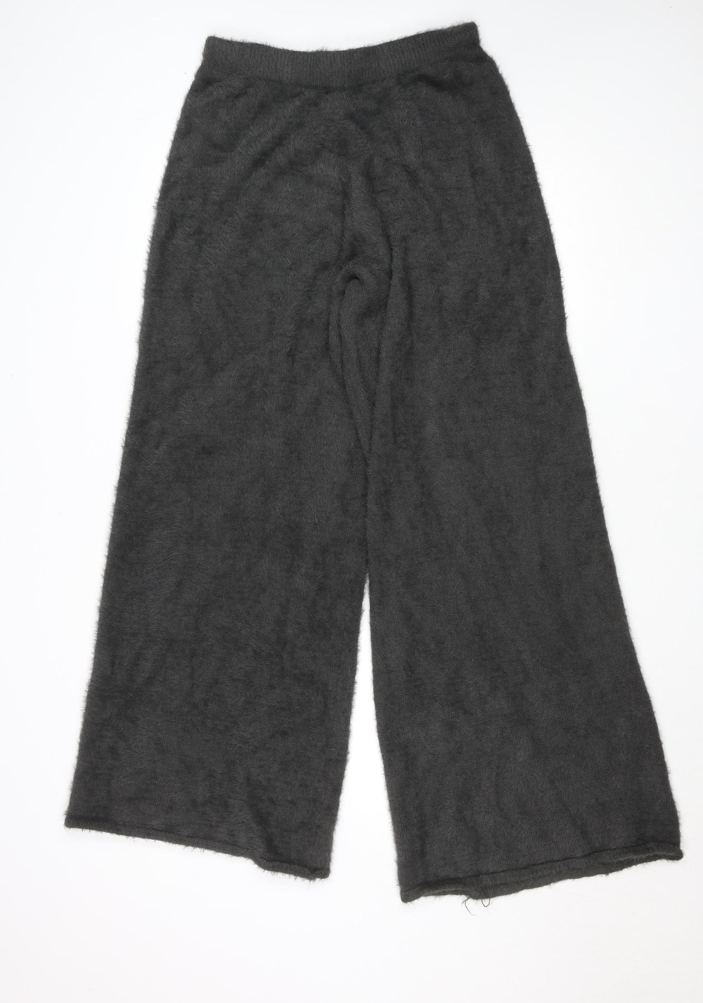 Womens UK Size 12 In the Style Regular Fit Casual Loungewear Black Trousers