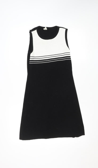 Womens UK Size M French Curve Shift Dress