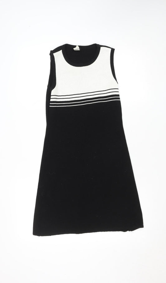 Womens UK Size M French Curve Shift Dress