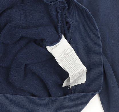 Under Armour Men’s Blue Full Zip Hoodie Size L Cotton Blend