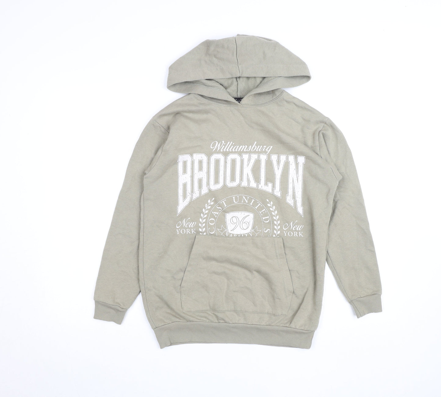 Girls UK Size 10-11 Years New Look Grey Pullover Hoodie