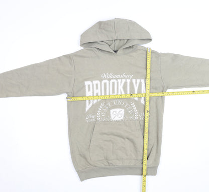 Girls UK Size 10-11 Years New Look Grey Pullover Hoodie