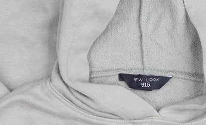 Girls UK Size 10-11 Years New Look Grey Pullover Hoodie