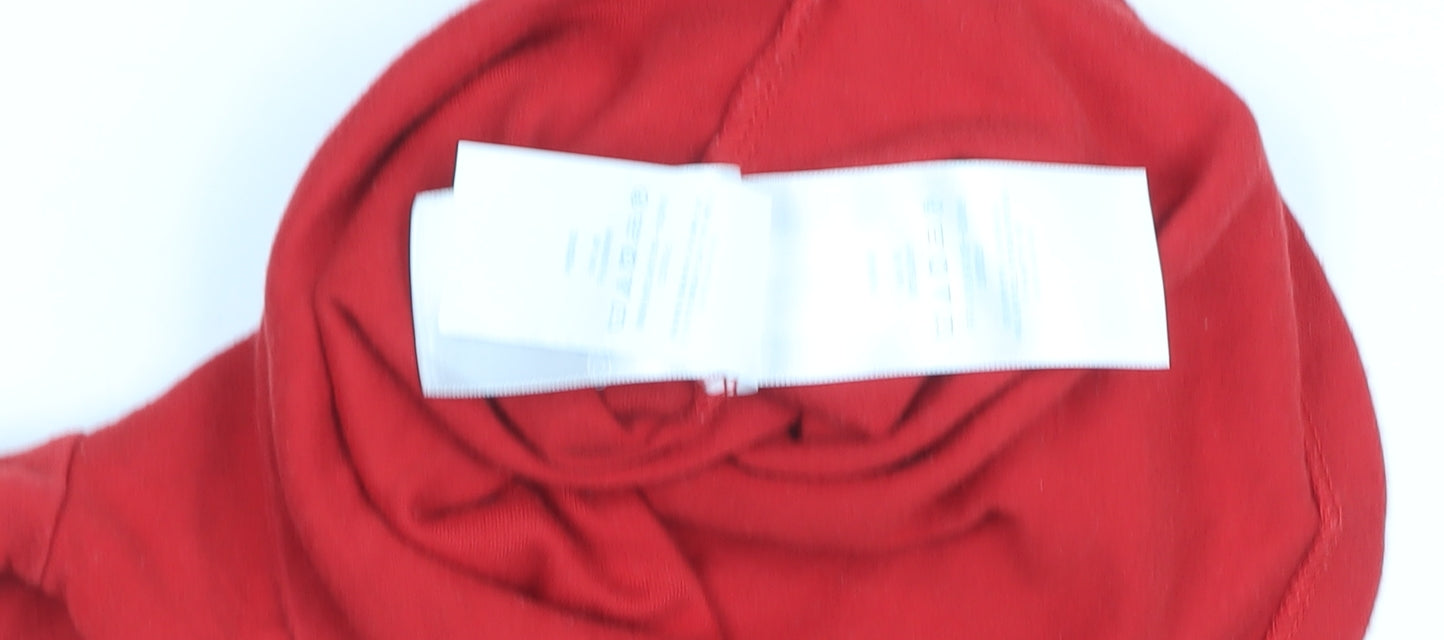 Ralph Lauren Red Cotton Polo Shirt Unisex Baby 9-12 Months Classic Style