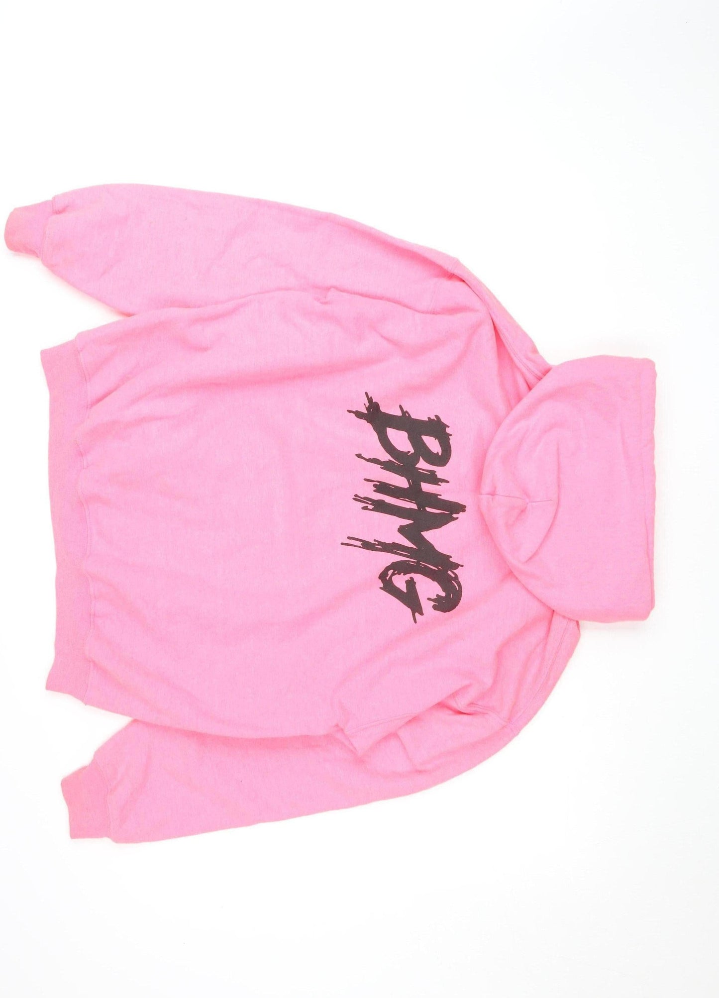 Womens UK Size L BHMG Pink Pullover Hoodie