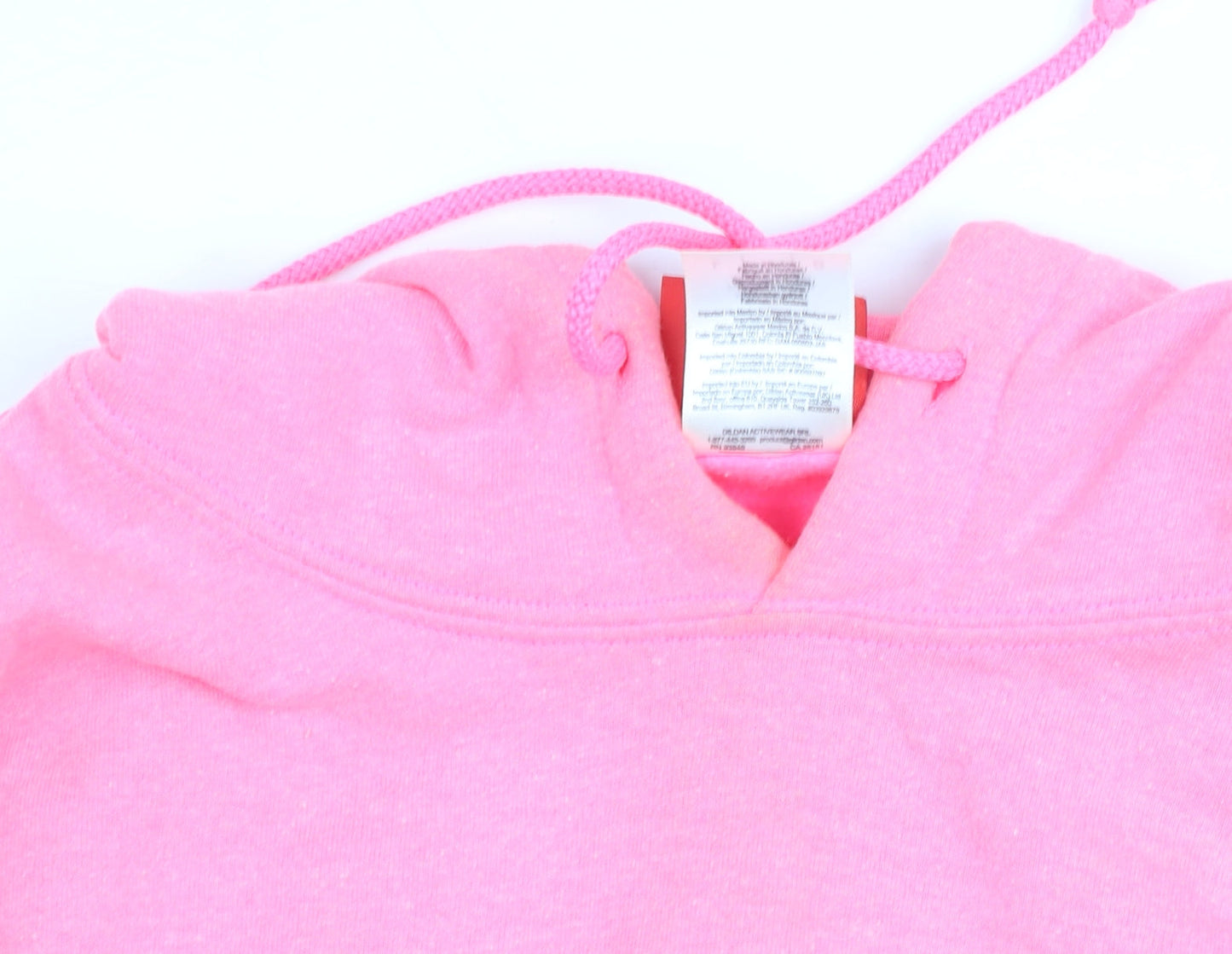 Womens UK Size L BHMG Pink Pullover Hoodie