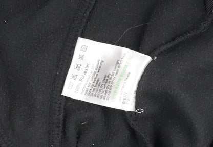 Womens UK Size 10 Mountainlife Black Full Zip Sweatshirt