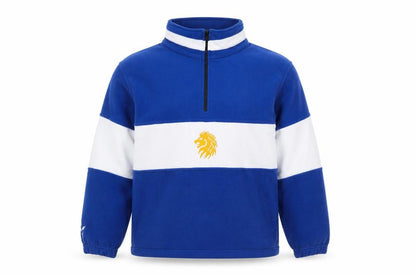 Mens UK Size M Y1 Custom Blue Henley Sweatshirt