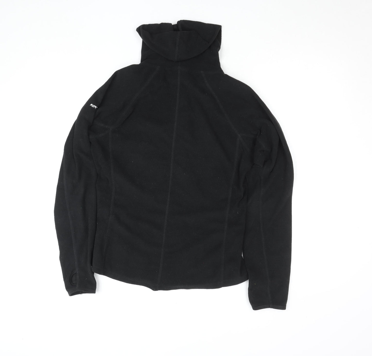 Trespass Womens Black Fleece Hooded Full Zip Jacket Size M