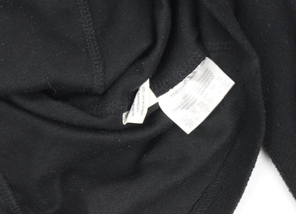 Trespass Womens Black Fleece Hooded Full Zip Jacket Size M