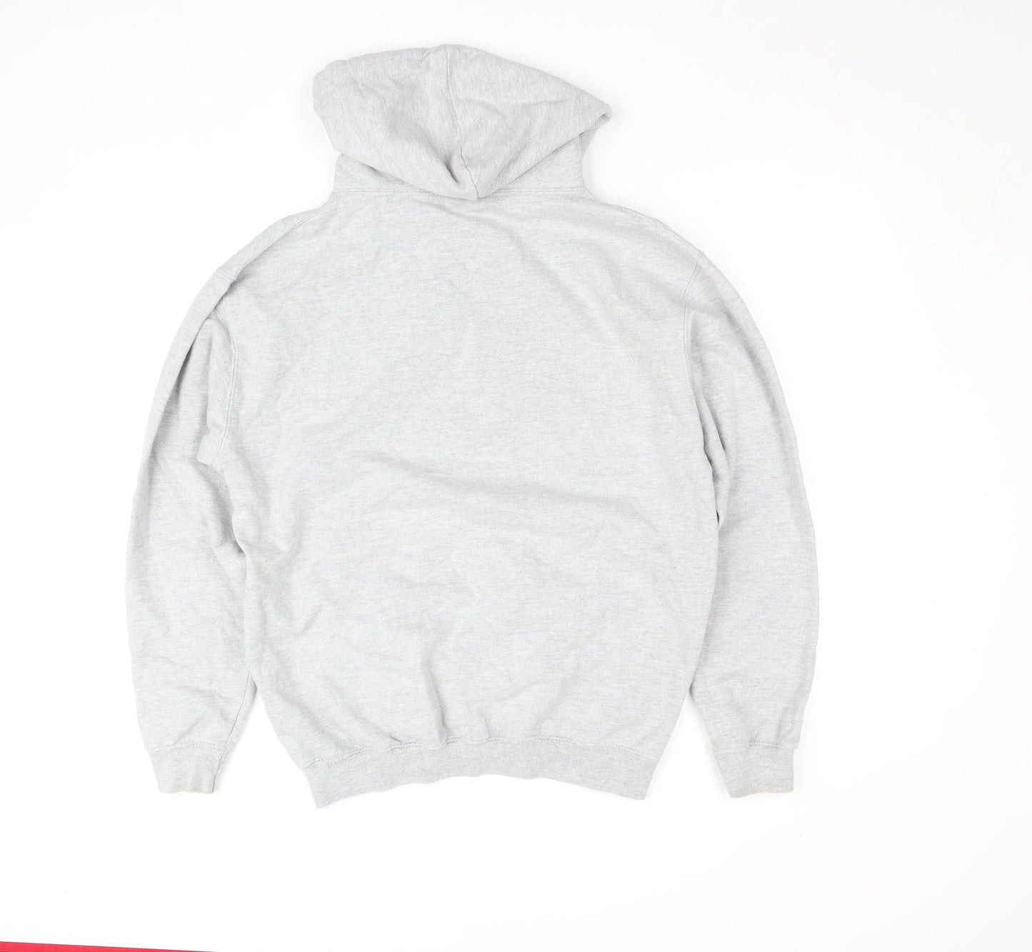 Womens UK Size M Just Hoods Grey Pullover Hoodie